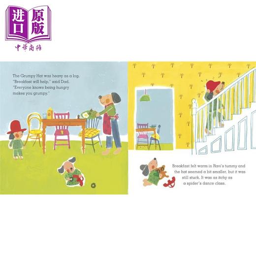 【中商原版】Grumpy Hat 淘气的小帽子 英文原版 进口原版 3岁到5岁 儿童图画书 儿童情绪和感受 Nicola Kent  商品图3