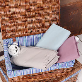 多喜爱 MMK床单〈古都的屋顶瓦（米灰）〉〈二月的紫水晶（灰紫）〉《薄冰之春的水塘（水蓝）》