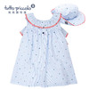 女童春夏蓝色条纹连衣裙 商品缩略图0