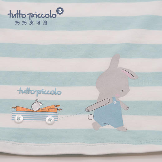 婴童春夏兔子短袖套装 商品图2