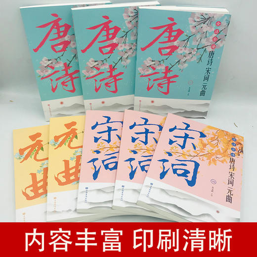 【10-18岁】《全注全译 唐诗宋词元曲》（全8册）中国传统文化丛书【7.25-7.31】 商品图3