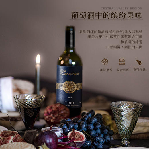 【三种葡萄混酿】露颂灵魂三重奏干红葡萄酒 智利中央山谷产区 15%vol 商品图3
