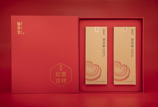 灵芝茶 双礼盒（灵芝茶 . 3g×30袋／盒*2） 商品图0