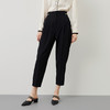 EITIE爱特爱秋季新款高腰显瘦黑色小脚铅笔裤休闲裤通勤百搭裤子C2205006 商品缩略图3
