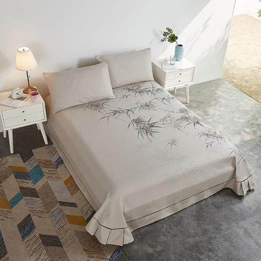 恒源祥 HYX023LX老粗布夏凉三件套（竹叶 棕）250*245cm【CZ】 商品图1