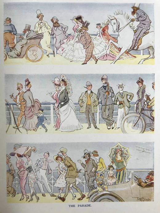 1921年7-12月 英国讽刺漫画杂志《笨拙》（含多幅彩色） 漆布精装16开 商品图5