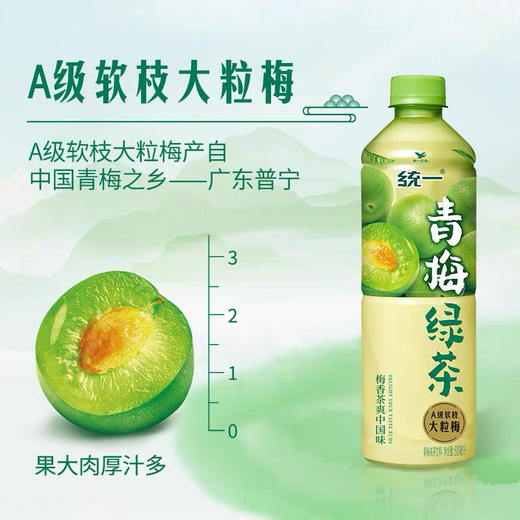 统一 青梅绿茶   500ml瓶 商品图1
