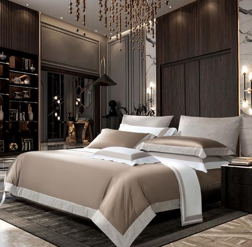 2022春夏新品 普希金-拼接系列轻奢高级感床上四件套 商品图1