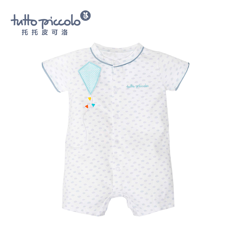 婴童春夏风筝短袖连体衣