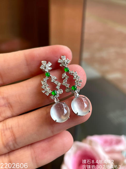 2202606，玻璃蛋面耳坠，23999 商品图6