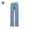 P&X设计师女装 2022夏季新款 牛仔长裤 阔腿裤 蓝色 822210380 商品缩略图0