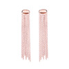 J.HARDYMENT | Oval Thumbprint Chain Fringe earrings [耳环 玫瑰金] 商品缩略图0