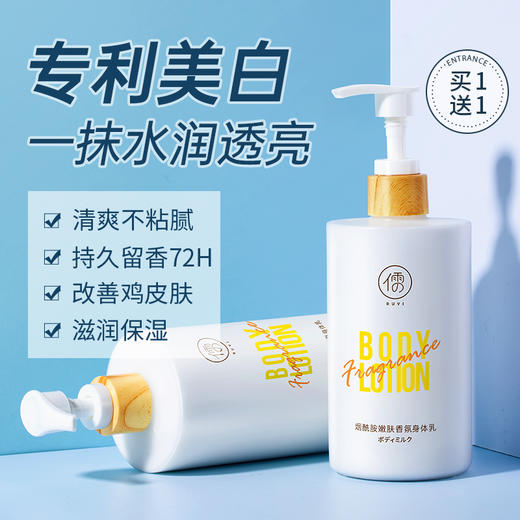 【🔥119选4件】再送面膜𝟏𝟐片  儒意烟酰胺身体乳全身美白女保湿清爽果酸官方正品 商品图1