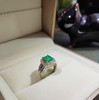 2.01克拉豪镶vividgreen极微油祖母绿戒指 商品缩略图6