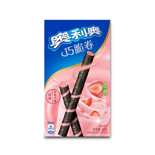 奥利奥巧脆卷 红颜草莓味 55g 商品图0