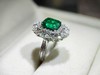 4.58克拉豪镶vivid green祖母绿戒指吊坠两用款 商品缩略图0