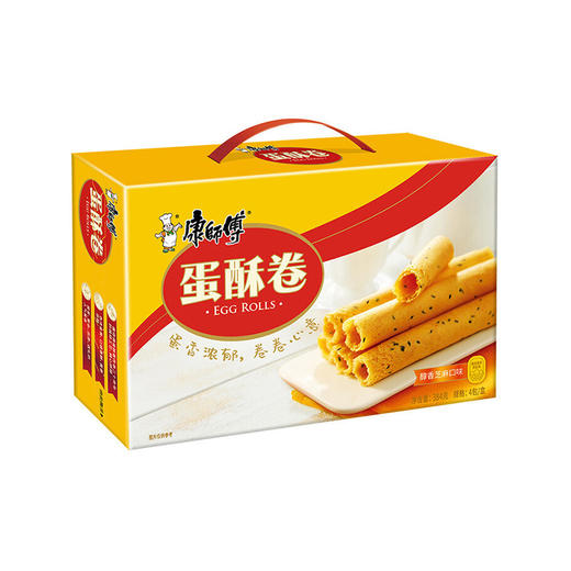 康师傅蛋酥卷 芝麻口味 384g 商品图0