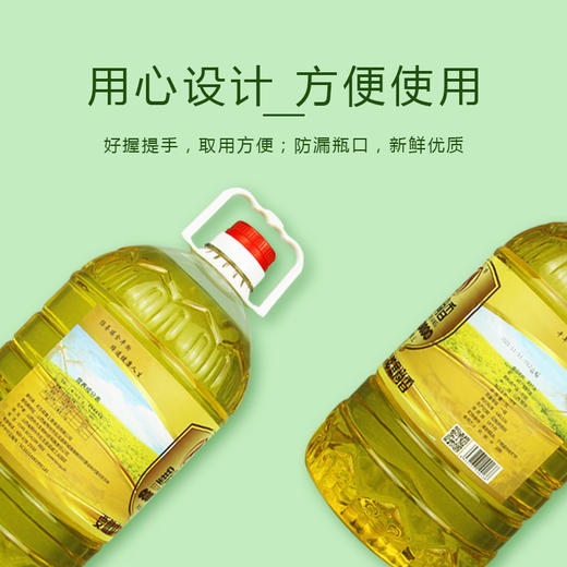 塞尚香一级物理压榨菜籽油5L桶装 商品图4