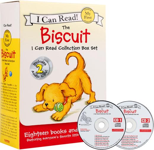 【支持Luka跟读】 英文原版 小饼干狗18册盒装 I Can Read系列My First biscuit 商品图6