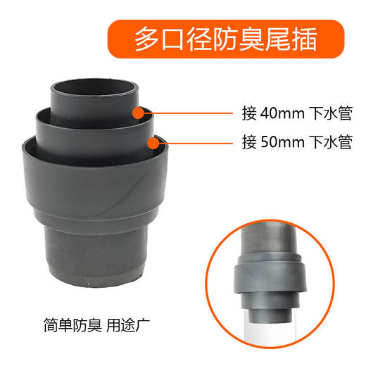 厨房水槽下水器套装洗菜盆防臭下水管排水管单槽双槽不锈钢落水器 商品图6