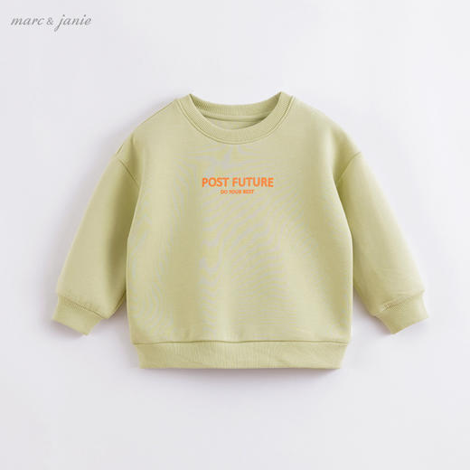 C【3D空气棉】马克珍妮秋装新款 男女童撞色宽松卫衣221278 商品图3