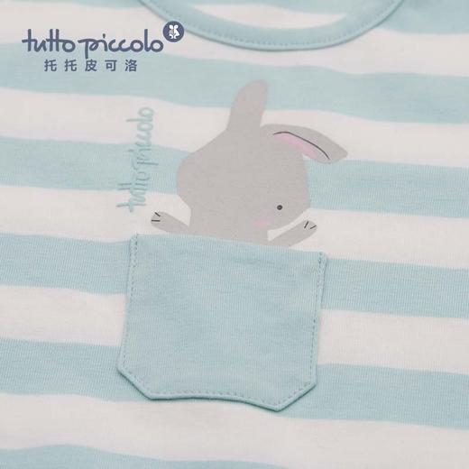 婴童春夏兔子短袖连体衣 商品图2