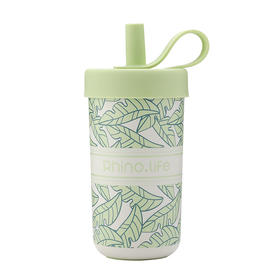TD50201301 独角犀Rhinolife 元气随行吸管杯 375mL 春绿色