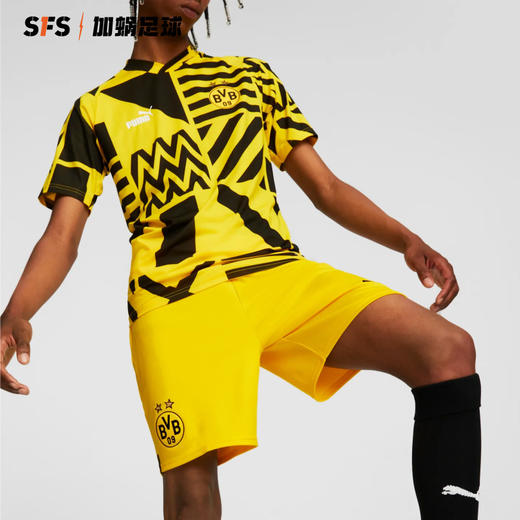 SFS彪马Puma正品22-23多特蒙德主场球迷版短裤成人男765902-01 商品图2