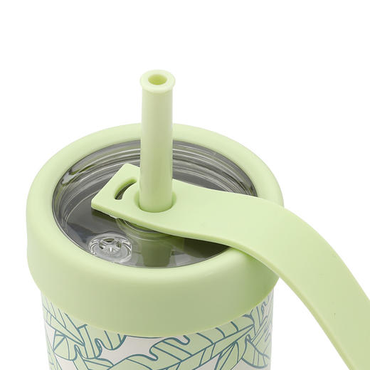 TD50201301 独角犀Rhinolife 元气随行吸管杯 375mL 春绿色 商品图7