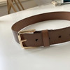 【Elena定制】双色宽版牛皮腰带 商品缩略图1