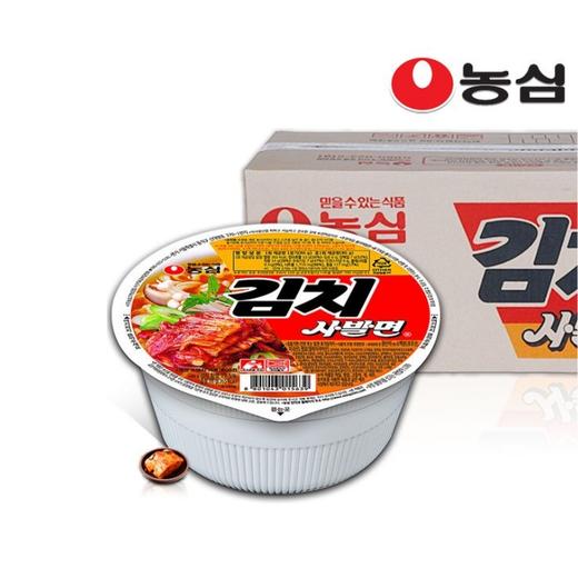 【整箱】农心 辣白菜拉面小碗86g*24  商品图0