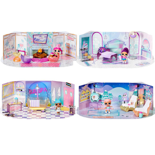 MGA  L.O.L. 惊喜娃娃 冬季家具套装 1 -2-3-4 商品图0