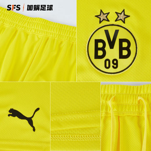 SFS彪马Puma正品22-23多特蒙德主场球迷版短裤成人男765902-01 商品图3