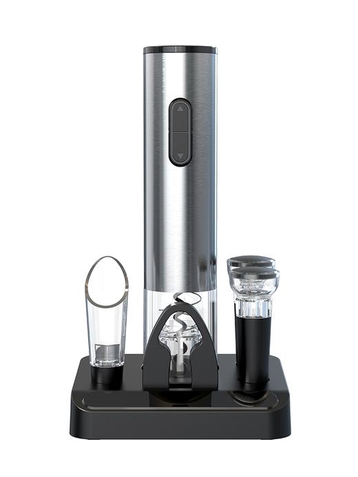 红酒开瓶器电动开酒器家用开红酒器全自动不锈钢充电款启瓶器起子 商品图2