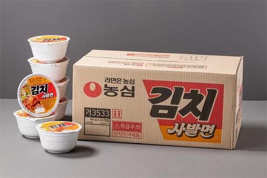 【整箱】农心 辣白菜拉面小碗86g*24  商品图1