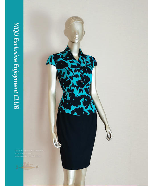 【断码】YIQU |“女人心”衬衣（水墨） 商品图0