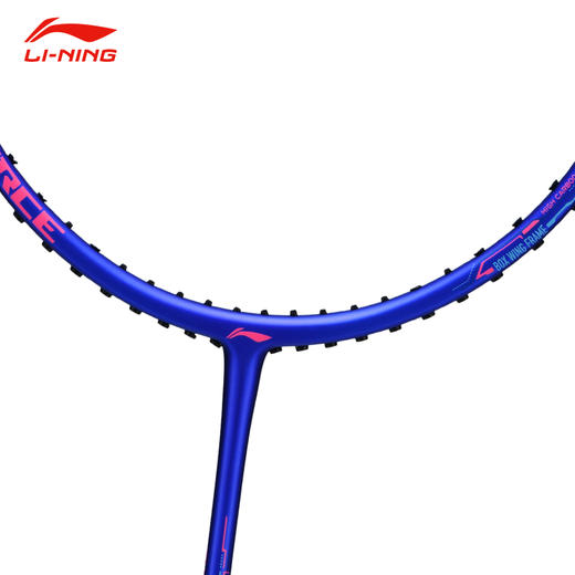 【双11大促进行中】李宁羽毛球拍雷霆20碳素单拍进攻型训练娱乐拍 白蓝雷霆系列 商品图2