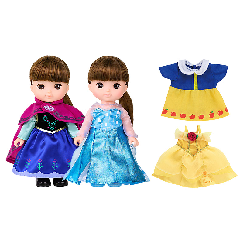 万代Bandai  妮妮和沙奈娃娃换装玩具服饰套装冰雪奇缘艾莎安娜