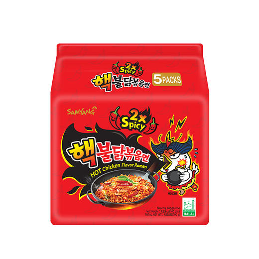 삼양 핵불닭볶음면멀티140g*5 商品图0