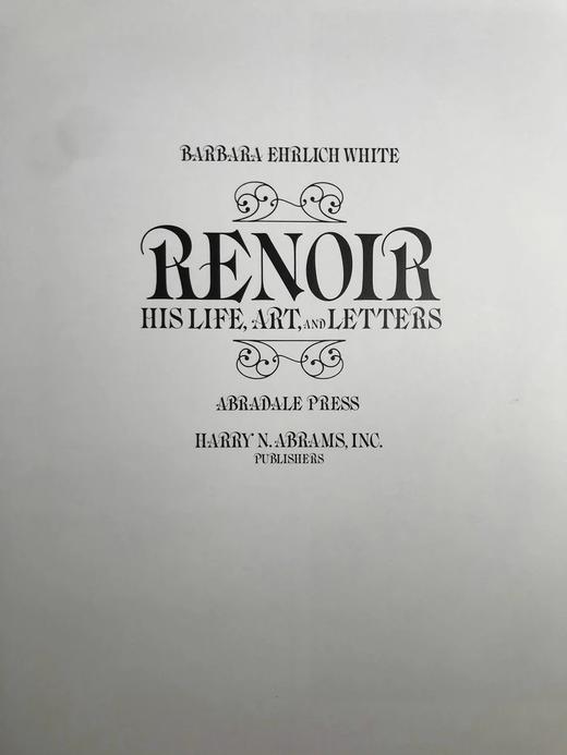 雷诺阿传记，作品与书信集 391幅插图 含大量拉页巨幅插图  精装8开 商品图3