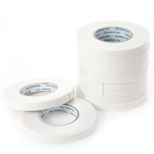 齐心 PM1805-10 双面泡棉胶带 10卷/筒 商品图0