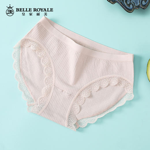 【99元3条，下单拍3】皇家丽美女士中腰底裤新款抗菌底档舒适棉质内裤DKM1188 商品图3