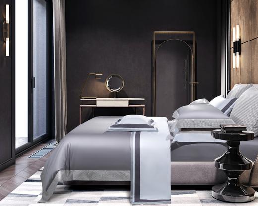 2022春夏新品 普希金-拼接系列轻奢高级感床上四件套 商品图13