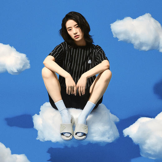 男女子篮球文化系列态极云情侣运动拖鞋ET23027L/ET23028L 商品图8