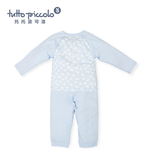 男童春夏蓝色长袖套装 商品图1