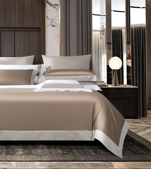 2022春夏新品 普希金-拼接系列轻奢高级感床上四件套 商品图2