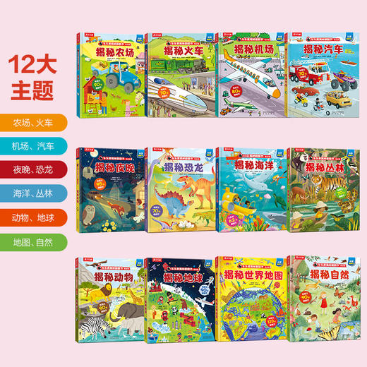 乐乐趣-揭秘翻翻书低幼版 第一辑至第三辑共12册 商品图1