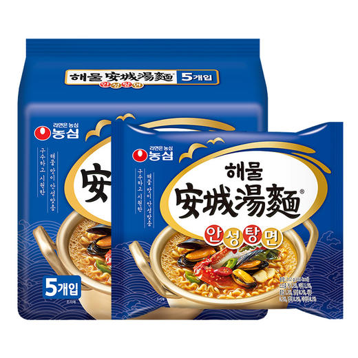 【5멀티】농심 해물안성탕면112g*5 商品图1