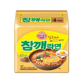 【4连包】不倒翁 芝麻拉面115g*4 【4멀티】오뚜기 참깨라면 115g*4