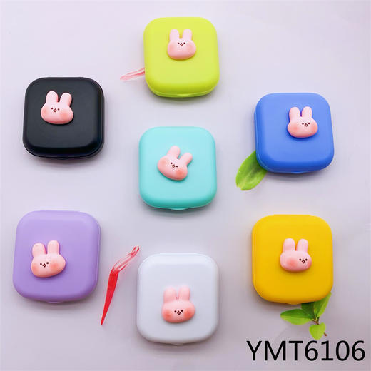 新款超可爱动物美瞳盒隐形眼镜盒伴侣盒（6107+6106）系列 商品图0